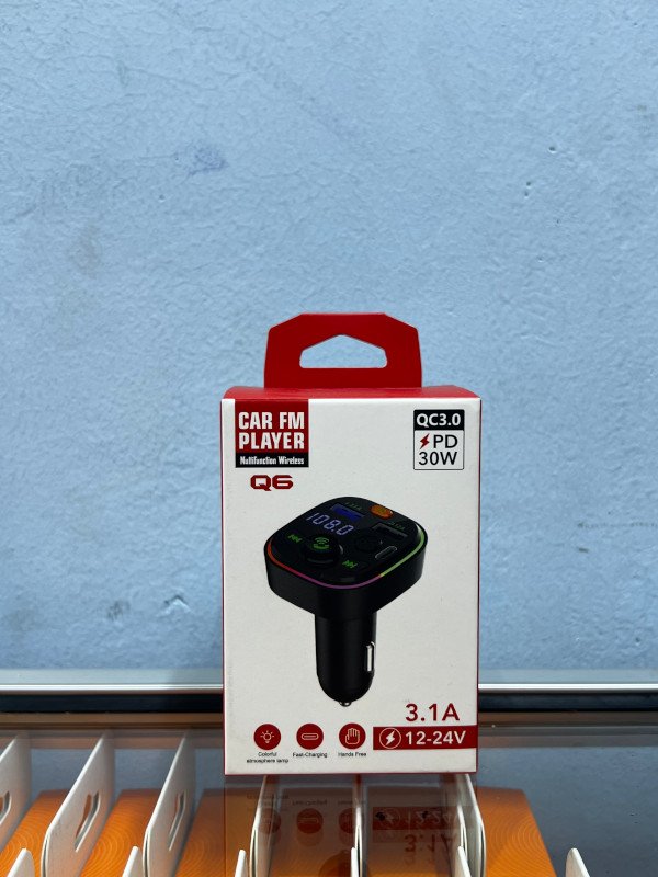 q6 car fm player